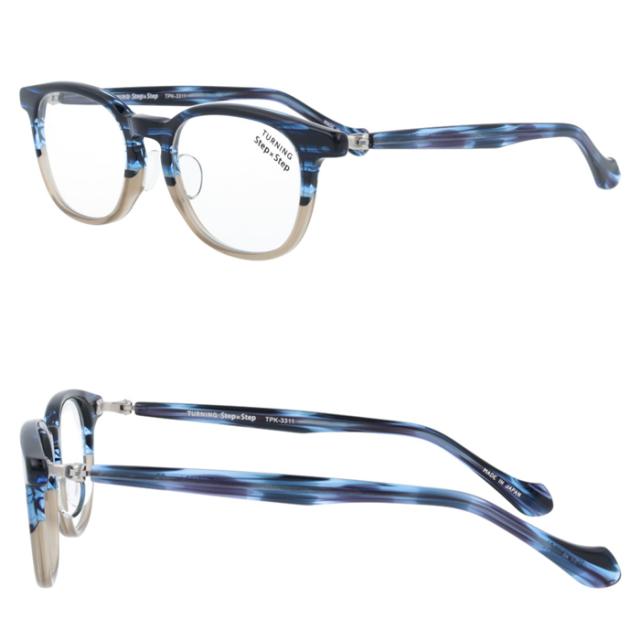 TURNING Step×Step ターニング ステップ×ステップ 子供用メガネ TPK-3311 col.01/02 46mm 日本製 キッズ