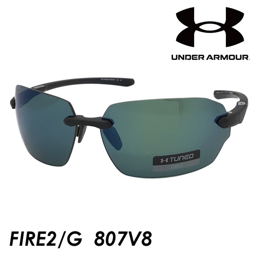 UNDER ARMOUR アンダーアーマー サングラス UA FIRE2/G col.807V8 71mm ファイア ツー TUNED GOLF ゴルフ 紫外線 UVカット