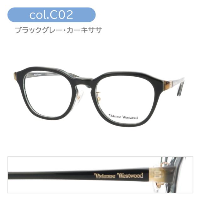 Vivienne Westwood ヴィヴィアンウエストウッド メガネ 40-0027 C01/02 50mm_4