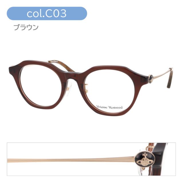 Vivienne Westwood  ヴィヴィアンウエストウッド  メガネ 40-0028 C01/02/03 48mm