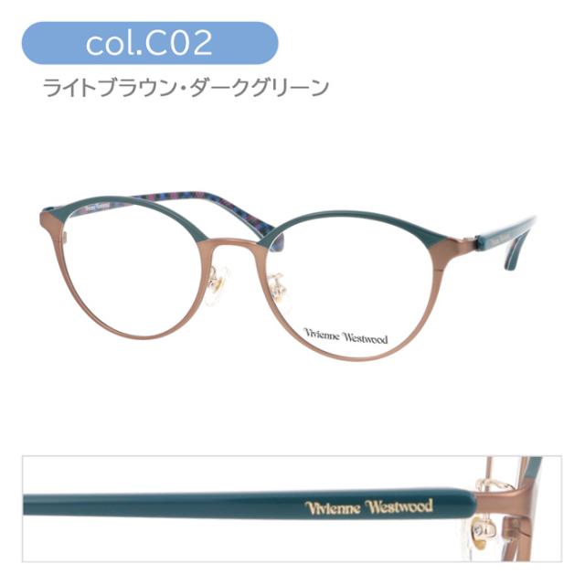 Vivienne Westwood  ヴィヴィアンウエストウッド  メガネ 40-0030 C01/02/03 49mm