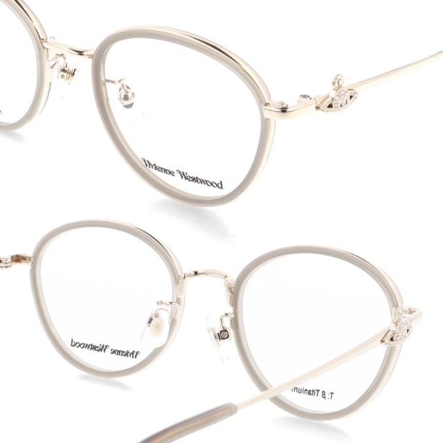 Vivienne Westwood ヴィヴィアンウエストウッド メガネ 40-0034 col.01/02/03 50mm_1