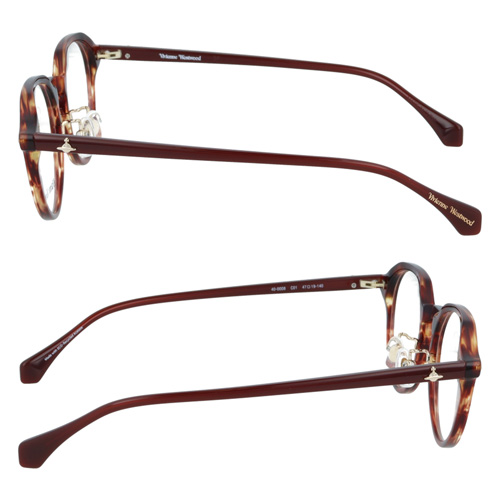 Vivienne Westwood ヴィヴィアン ウエストウッド メガネ 40-0008 C01/02/03 47mm 3color