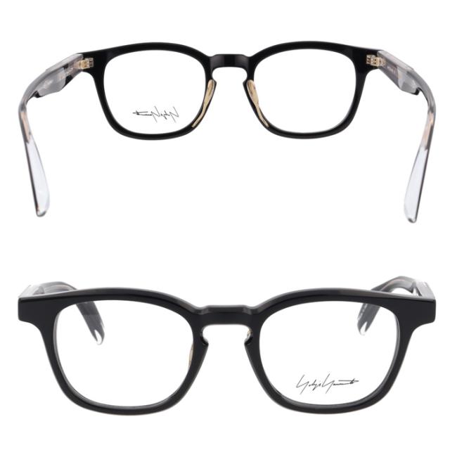 YOHJI YAMAMOTO ヨウジヤマモト メガネ 19-0083 col.1/2 49mm 日本製 2color