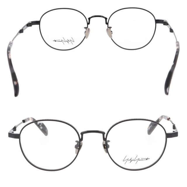 YOHJI YAMAMOTO ヨウジヤマモト メガネ 19-0090 col.2/3 49mm チタン Titanium 日本製 2color