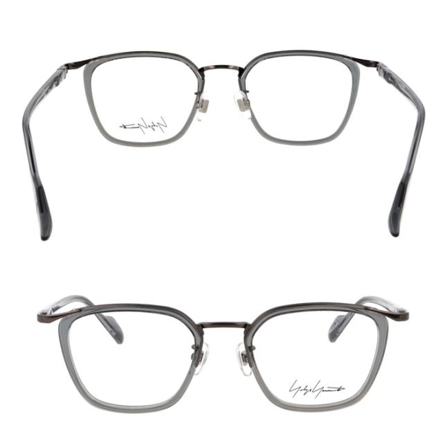 YOHJI YAMAMOTO ヨウジヤマモト メガネ 19-0098 col.1/2/3 50mm チタン Titanium 日本製 3color