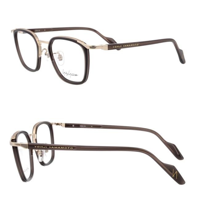 YOHJI YAMAMOTO ヨウジヤマモト メガネ 19-0098 col.1/2/3 50mm チタン Titanium 日本製 3color