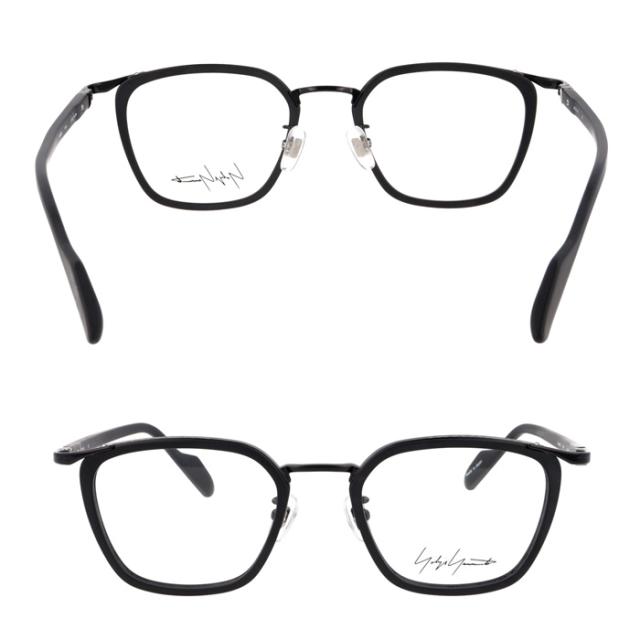 YOHJI YAMAMOTO ヨウジヤマモト メガネ 19-0098 col.1/2/3 50mm チタン Titanium 日本製 3color