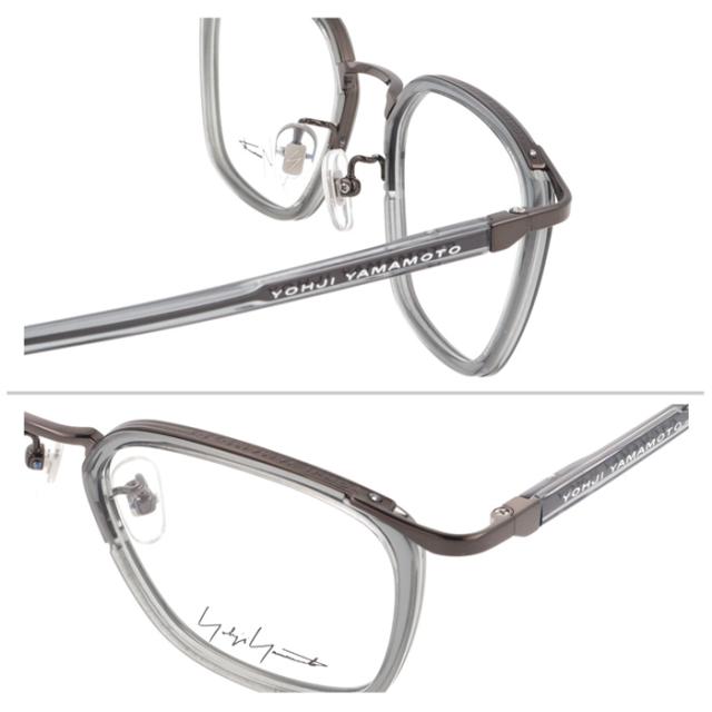 YOHJI YAMAMOTO ヨウジヤマモト メガネ 19-0098 col.1/2/3 50mm チタン Titanium 日本製 3color