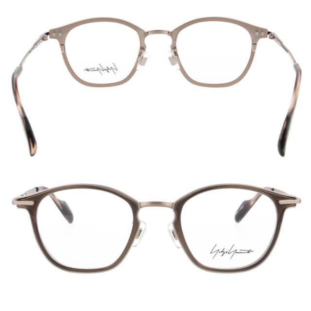 YOHJI YAMAMOTO ヨウジヤマモト メガネ 19-0102 col.1/2/3 49mm チタン Titanium 日本製 3color
