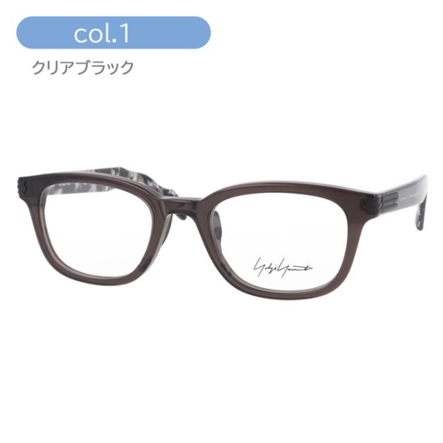 YOHJI YAMAMOTO ヨウジヤマモト メガネ 19-0103 col.1/2/3 51mm 日本製 3color