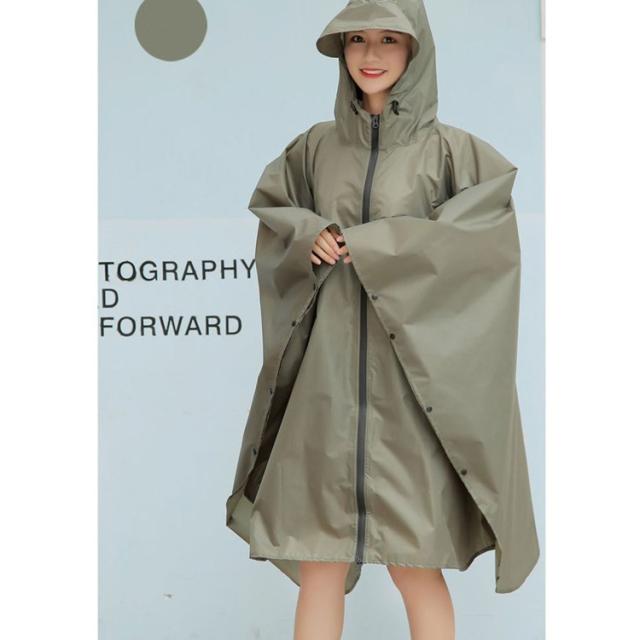 レインコート レディース レインウエア ポンチョ 防水 男女兼用 自転車 通勤 雨合羽 ロング丈 登山 スポーツ 通学 軽量の通販はau Pay マーケット Laurier