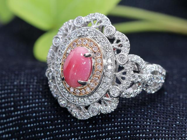 コンクパール1 184ct 大粒 ピンクダイヤモンド取り巻き 豪華ダイヤモンド0 80ct 一生ものの貫禄デザイン Pt900 プラチナ リング 指輪 1の通販はau Pay マーケット ワイコレクション 拘りのジュエリーをお届けします