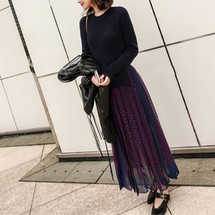 レディースファッション ニット ワンピース ミックス フェミニン シフォンワンピース の通販はau Pay マーケット Tsunagaru