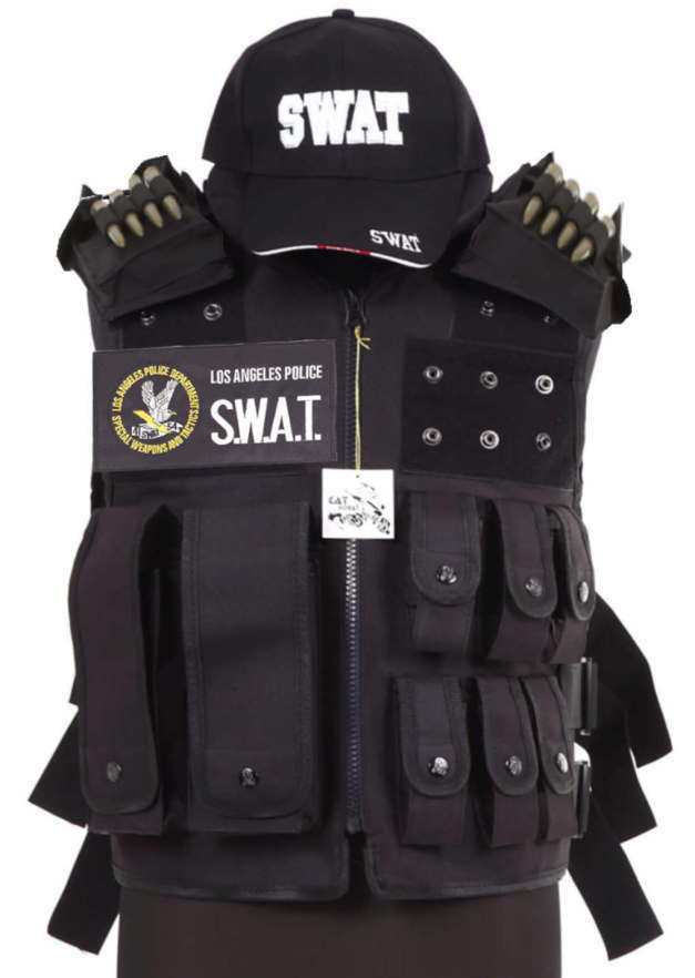 タクティカルベスト Swatキャップ セット ハロウィン コスプレ 仮装 Swat サバゲー 装備 ドレスアップ 弾丸 8発 セット 特殊部隊 送料無の通販はau Pay マーケット キャットソバット フォリス