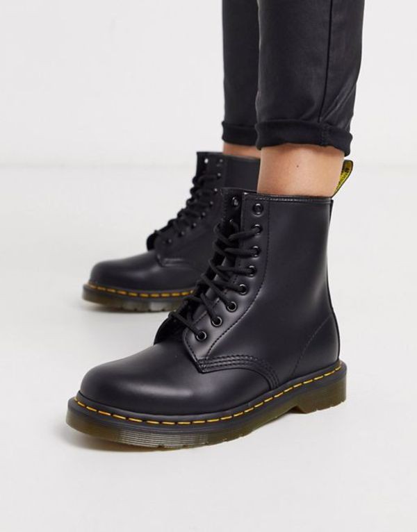 ドクターマーチン レディース ブーツ・レインブーツ シューズ Dr Martens Modern Classics Smooth 1460 8-Eye Boots Black smooth