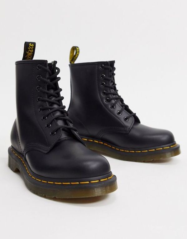 ドクターマーチン レディース ブーツ・レインブーツ シューズ Dr Martens Modern Classics Smooth 1460 8-Eye Boots Black smooth