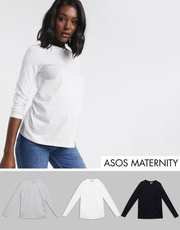 エイソス レディース Tシャツ トップス ASOS DESIGN Maternity