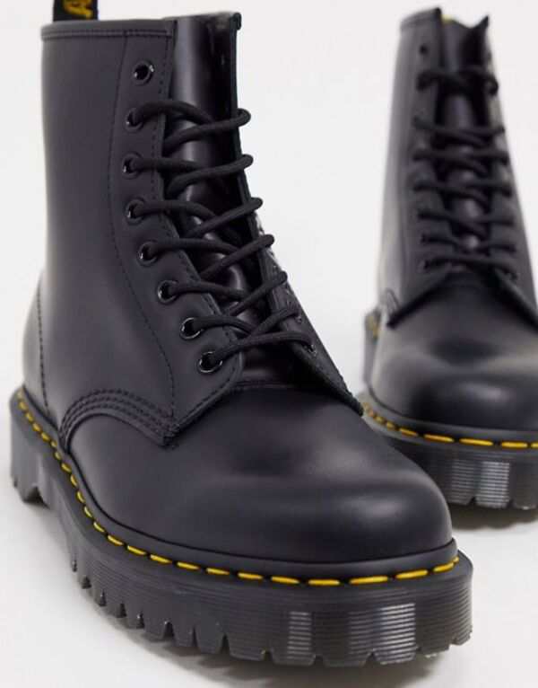 ドクターマーチン メンズ ブーツ・レインブーツ シューズ Dr Martens 1460 8 eye bex boots in black Blackの通販は