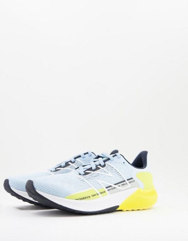 ニューバランス レディース スニーカー シューズ New Balance FuelCell Propel sneakers in blue and yellow Blue yellowの通販は