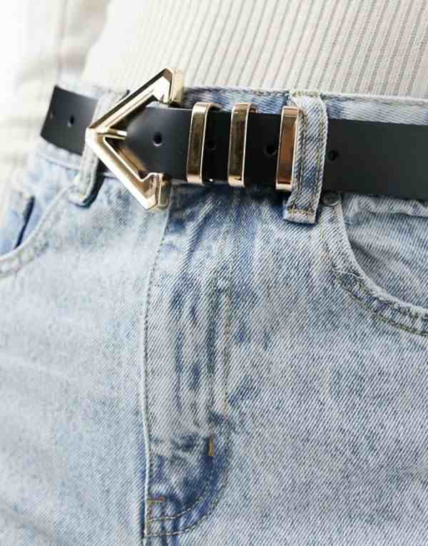 エイソス レディース ベルト アクセサリー ASOS DESIGN leather waist