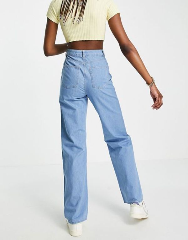 high rise relaxed dad jeans