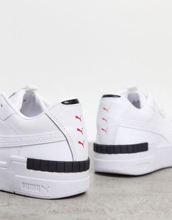 プーマ レディース シューズ Puma Cali Sport repeat cat sneakers in white black- exclusive to ASOS Puma white-blackの通販はau PAY マーケット - Revida