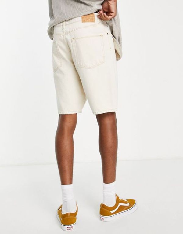 エイソス ASOS DESIGN wide cord shorts in shorter length in light