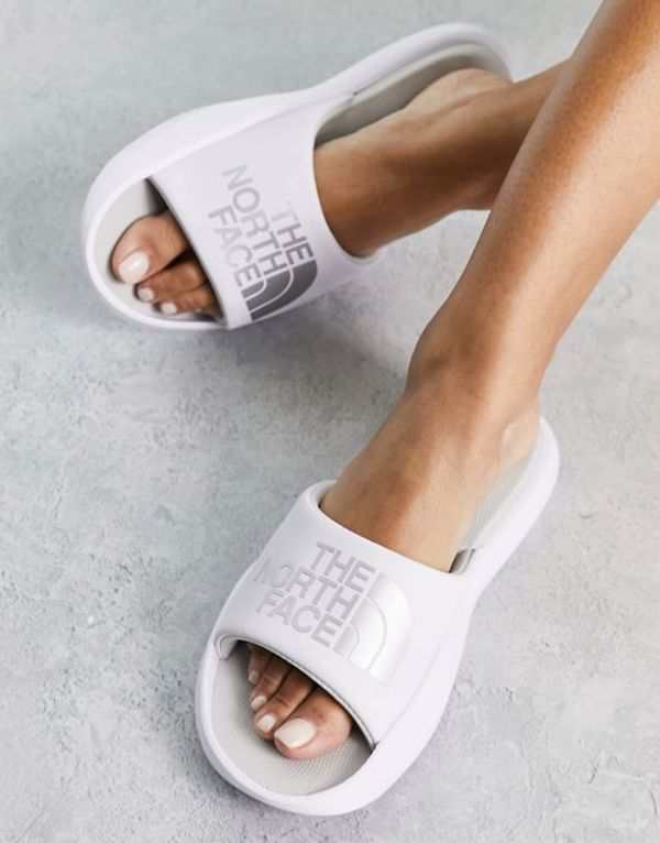 ノースフェイス レディース サンダル シューズ The North Face Triarch slides in white White