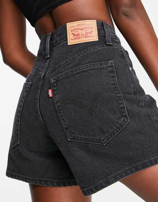 LEVI'S HIGH-WAISTED MOM SHORTS デニムパンツ