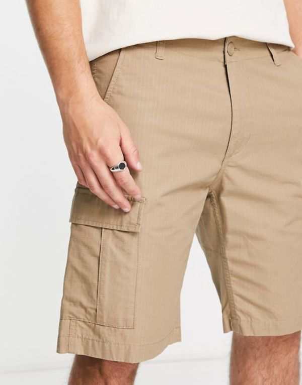 カーハート メンズ ハーフパンツ・ショーツ ボトムス Carhartt WIP aviation cargo shorts in beige  NEUTRAL
