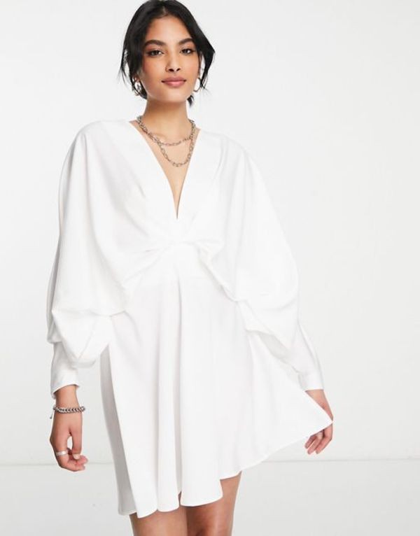 エイソス レディース ワンピース トップス ASOS DESIGN batwing satin