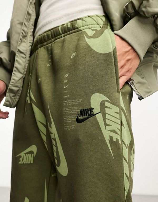 ナイキ メンズ カジュアルパンツ ボトムス Nike Club Plus logo print