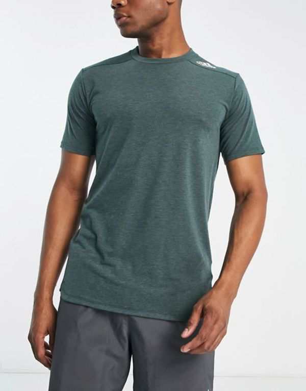 アディダス メンズ Tシャツ トップス adidas Training Design 4 short sleeve t-shirt in dark green DARK GREENの通販はau PAY マーケット - Revida