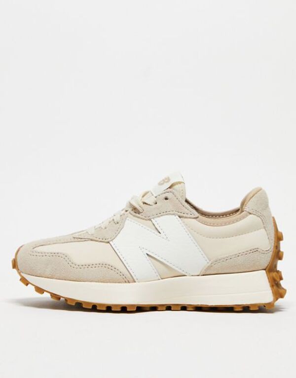 ニューバランス レディース スニーカー シューズ New Balance 327 trainers in beige BEIGE