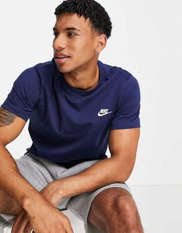 ナイキ メンズ Tシャツ トップス Nike Club t-shirt in navy NAVYの通販は