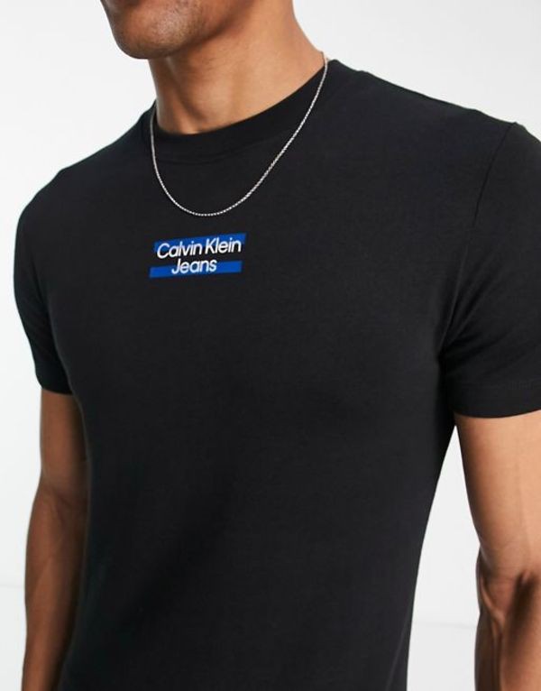 カルバンクライン メンズ Tシャツ トップス Calvin Klein Jeans chest