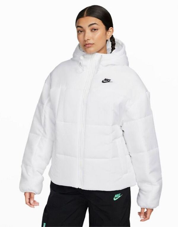 ナイキ レディース ジャケット・ブルゾン アウター Nike Essential puffer jacket in white WHITEの通販は 15,185円