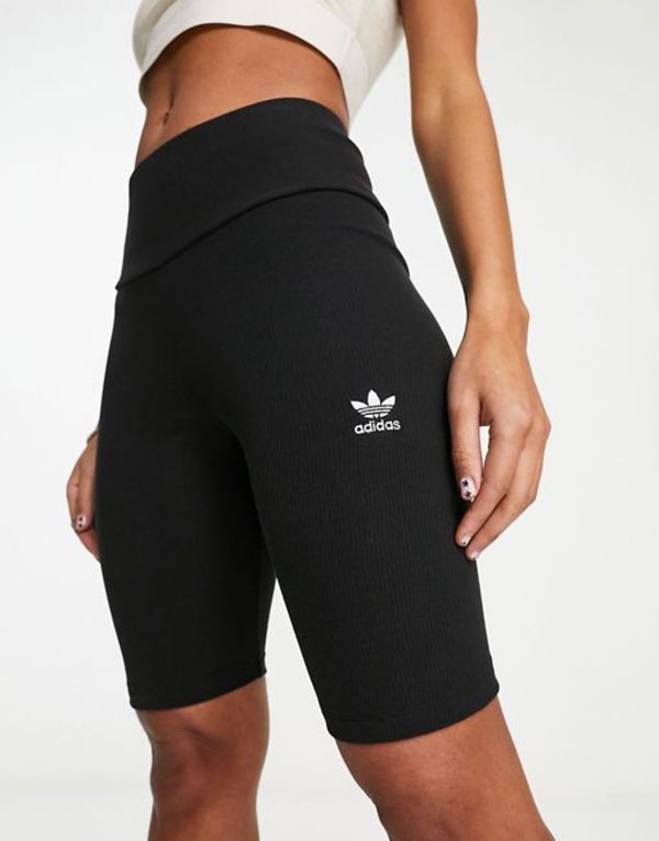 アディダス レディース ハーフパンツ・ショーツ ボトムス adidas Originals legging shorts in black Black