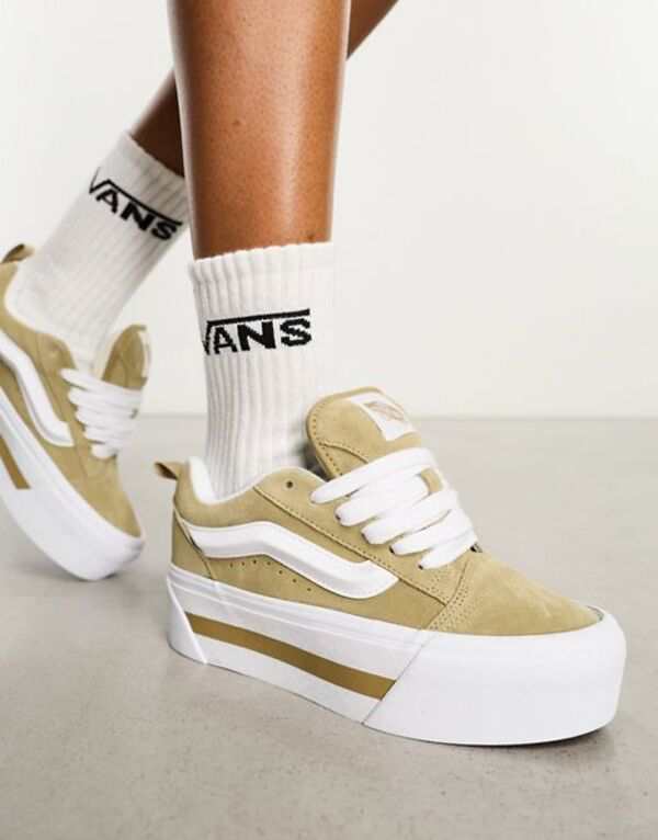 バンズ レディース スニーカー シューズ Vans Knu Stacked Platform