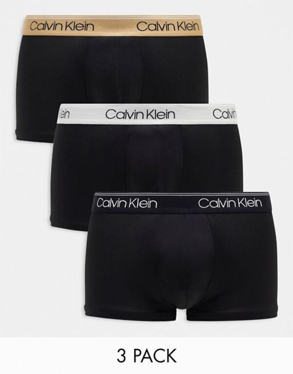 カルバンクライン メンズ トランクス アンダーウェア Calvin Klein 3 ...