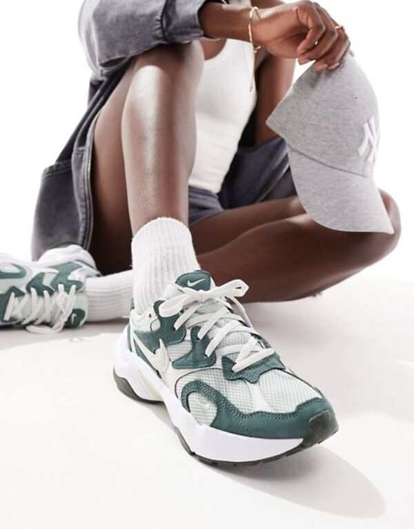 ナイキ レディース スニーカー シューズ Nike AL8 sneakers in green and white GREEN