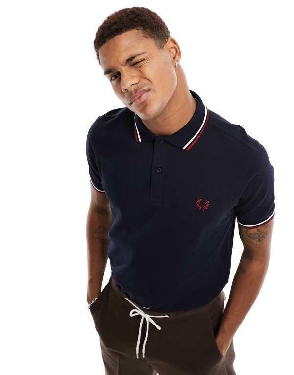 フレッドペリー メンズ ポロシャツ トップス Fred Perry twin
