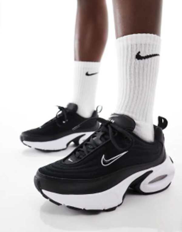 ナイキ レディース スニーカー シューズ Nike Air Max Portal sneakers in black and white Black