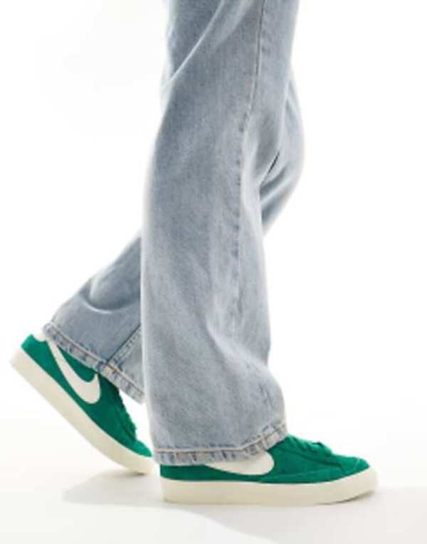 ナイキ レディース スニーカー シューズ Nike Blazer Low '77 sneakers in green and white MID GREEN