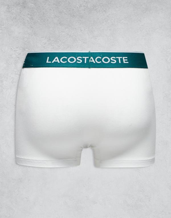 ラコステ メンズ トランクス アンダーウェア Lacoste essentials 3 pack boxer briefs in multi Multi トランクス