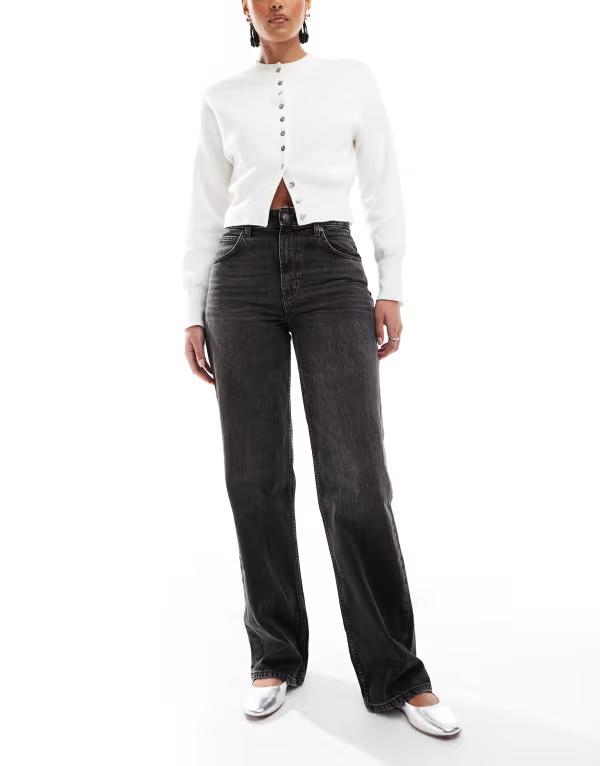 エイソス (ASOS DESIGN) レディース ボトムス・パンツ Asos Design Cheesecloth Tie Waist Wide Pull On Trouser In Print (モノプリント) エイソス レディース デニムパンツ ボトムス ASOS DESIGN ankle grazer