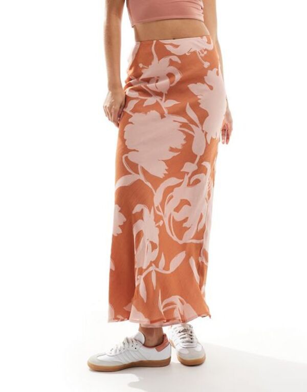 エイソス レディース スカート ボトムス ASOS DESIGN chiffon maxi skirt in floral floral