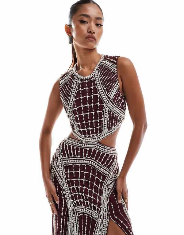 エイソス レディース ワンピース トップス ASOS DESIGN pearl