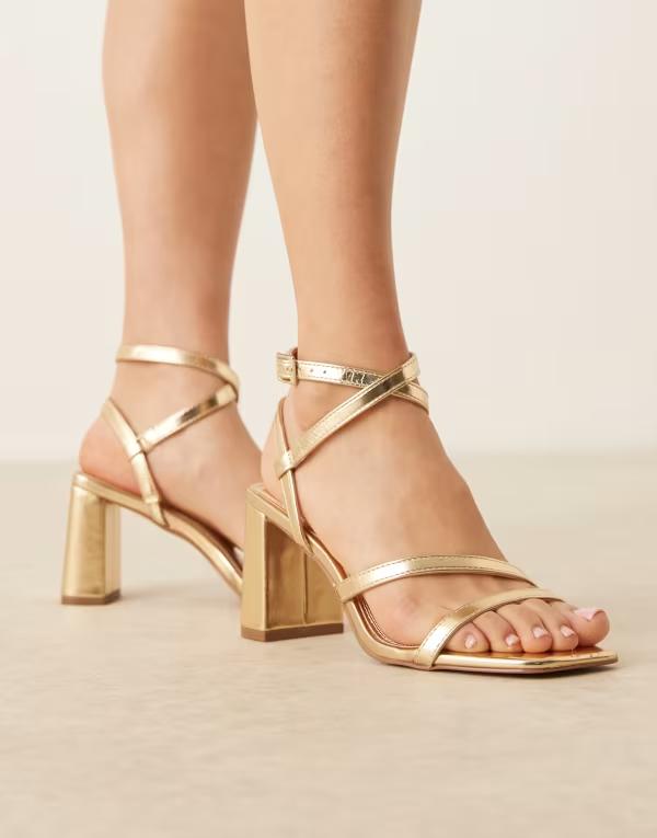 エイソス レディース サンダル シューズ ASOS DESIGN Wide Fit Leah studded point ballet mules in gold metallic エイソス レディース サンダル シューズ ASOS DESIGN Jilly espadrille